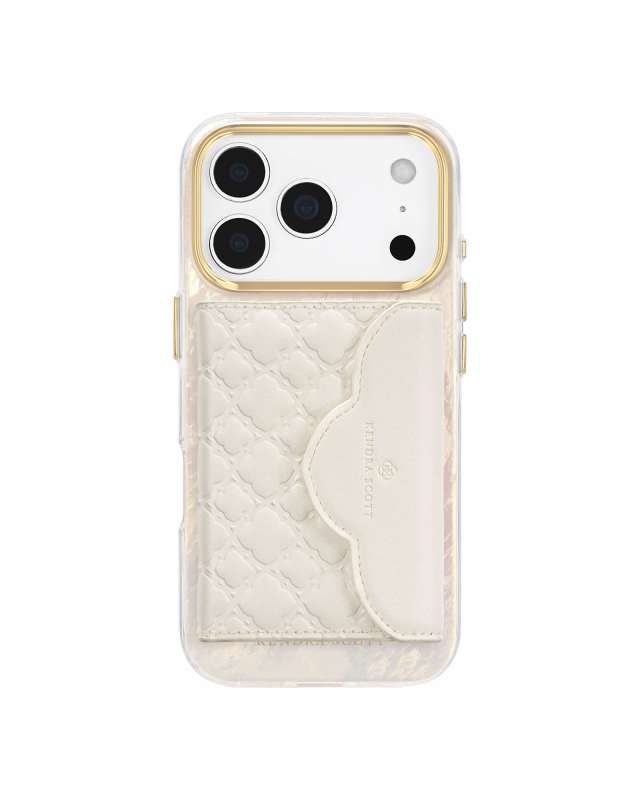 Magnetic Ivory Trifold Wallet image number 1.0